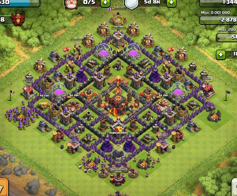 clash of clans th lvl 7